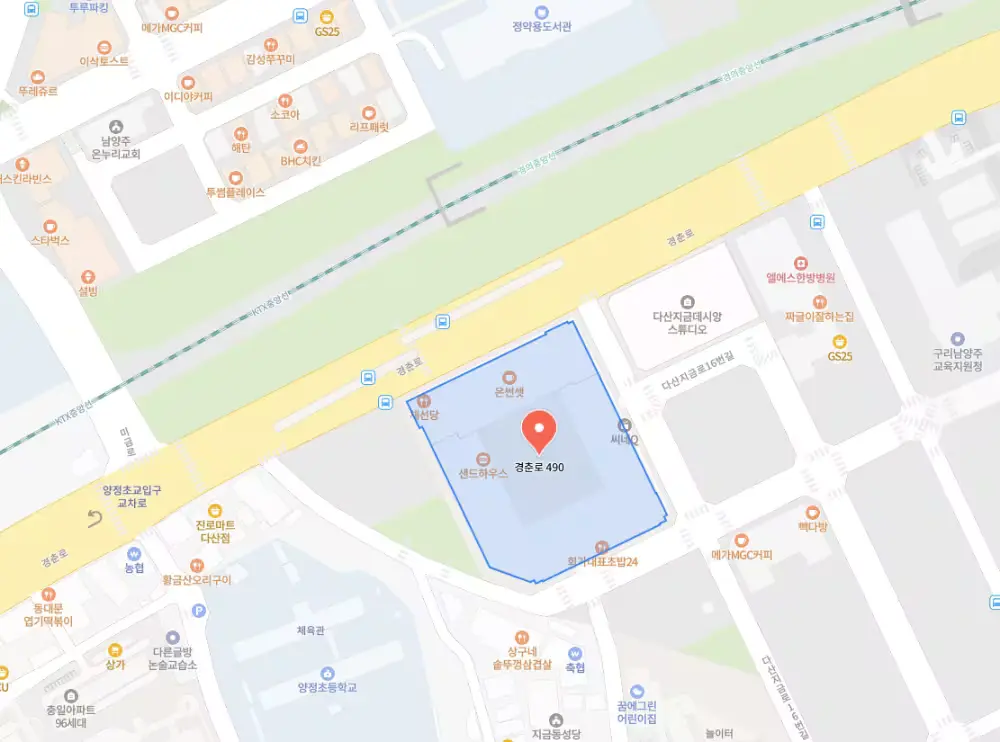 🚘 경춘로490 힐스테이트지금디포레 B1137호