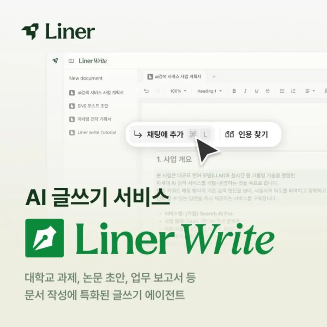 Liner Write (라이너 라이트)