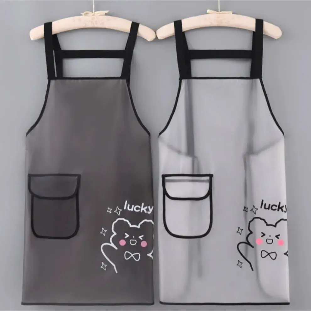 곰돌이 TPU 우레탄 방수 앞치마♡♡