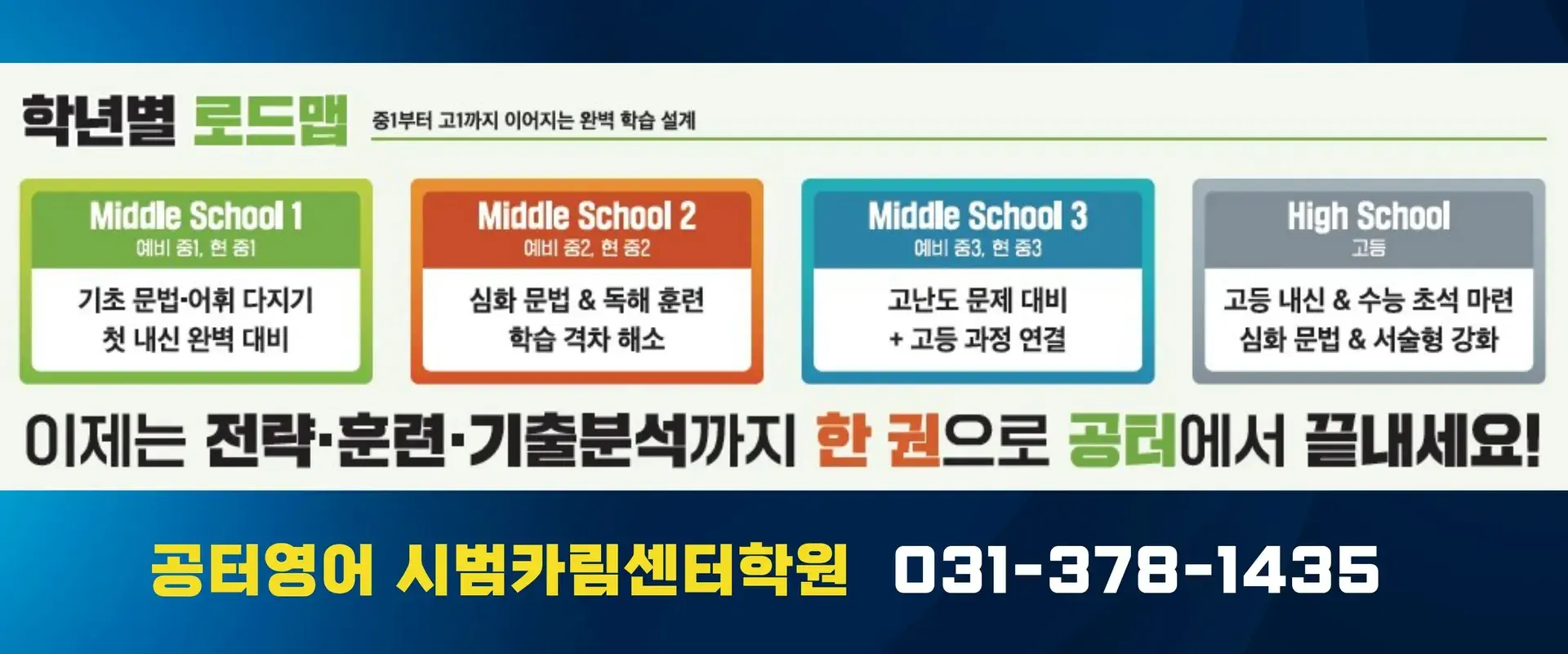 중등에서 고등까지 내신영어 교육과정