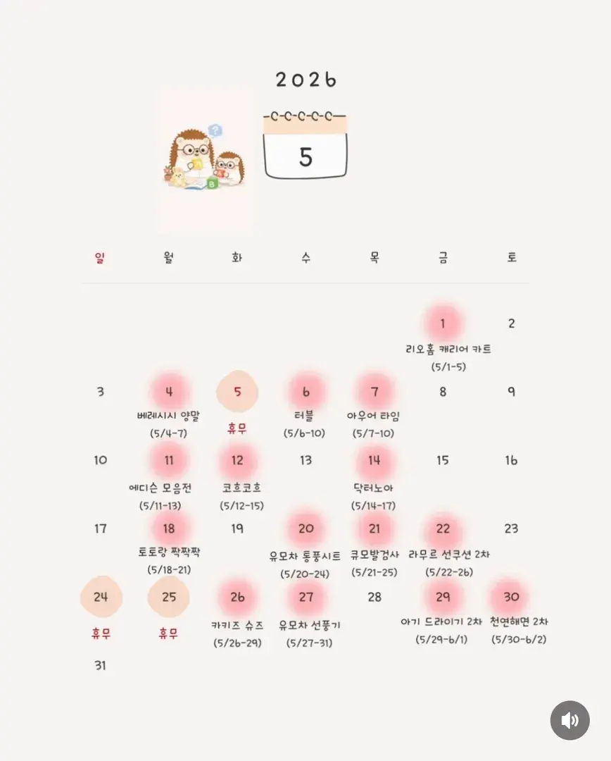 도치맘 5월 공구🌿