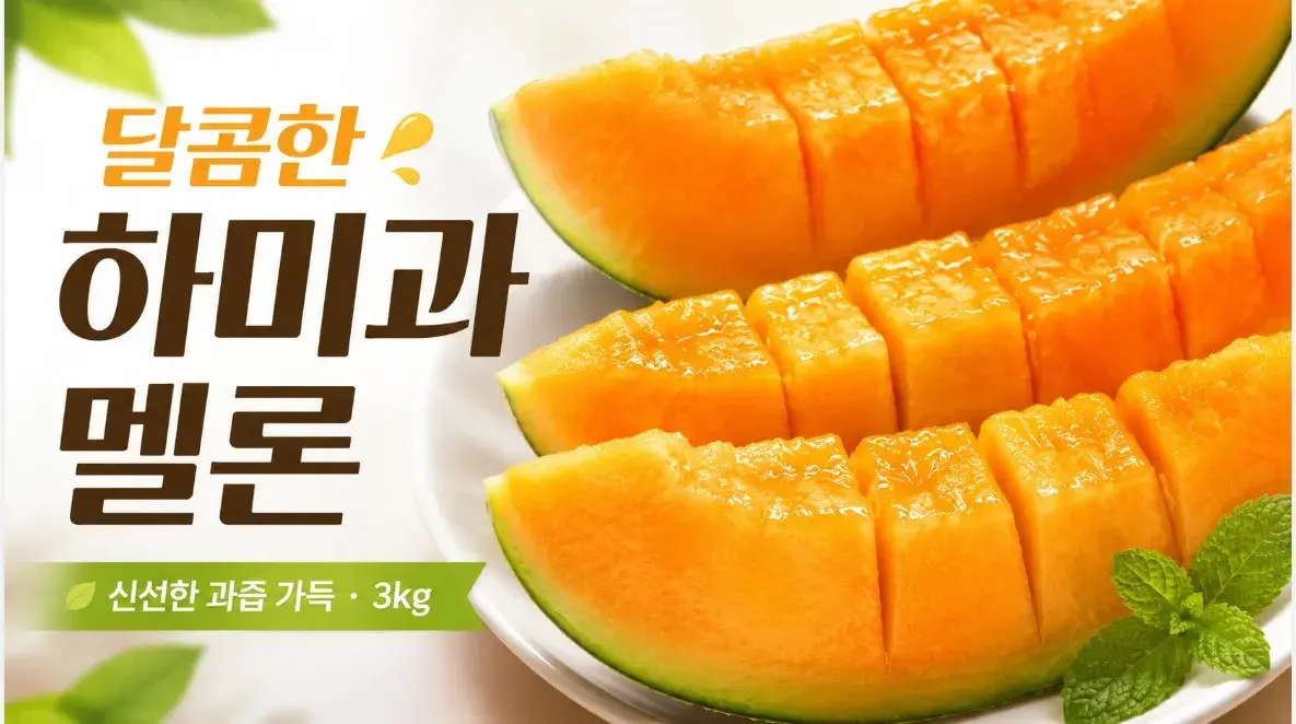 수신멜론 하미과 칸탈로프 허니듀 세지 홈런스타 3kg