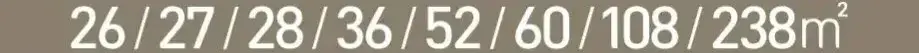 더 하이클레어 타입별 전용면적(m²)