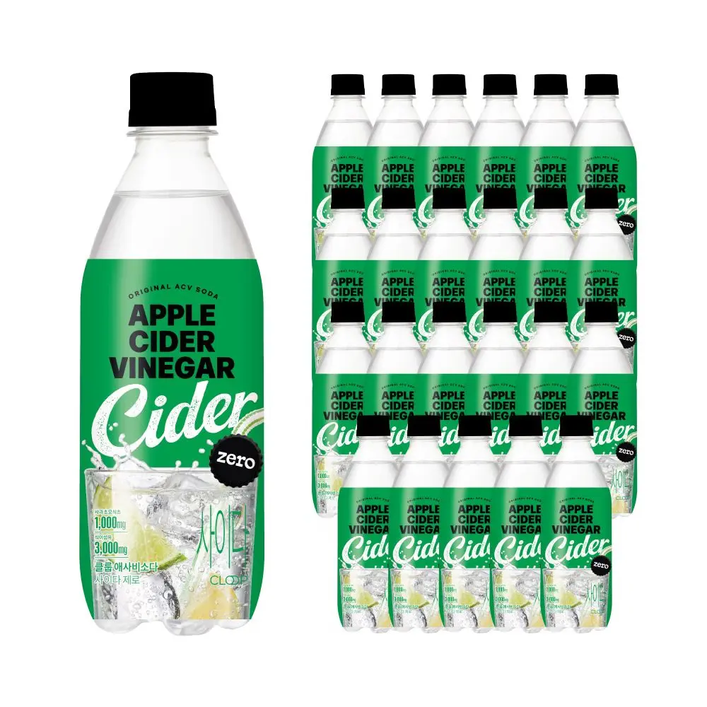 애사비소다 사이다 제로 500mL