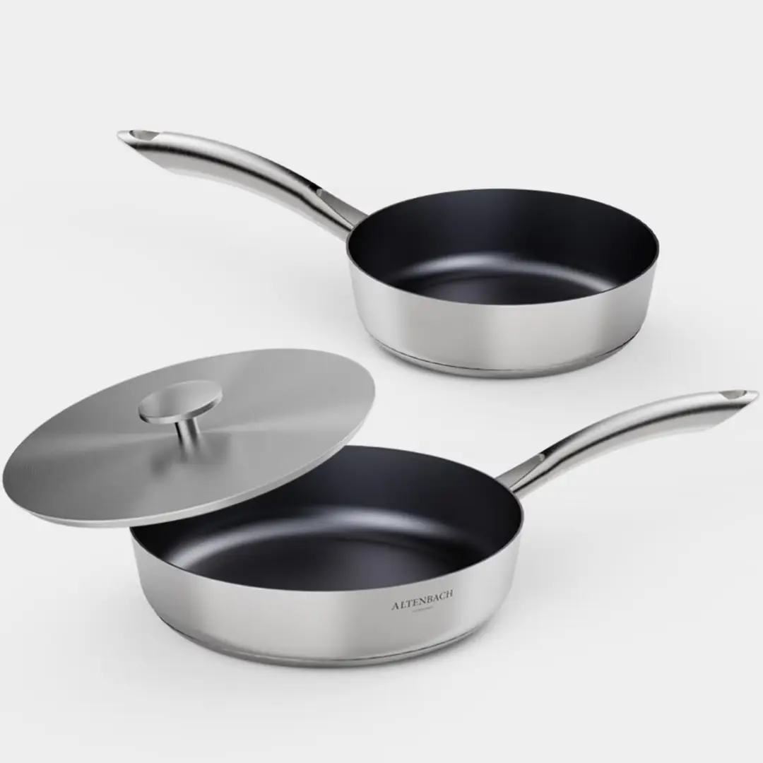 알텐바흐 디펜더스 원 딥소테 프라이팬 26cm+스테인리스 커버